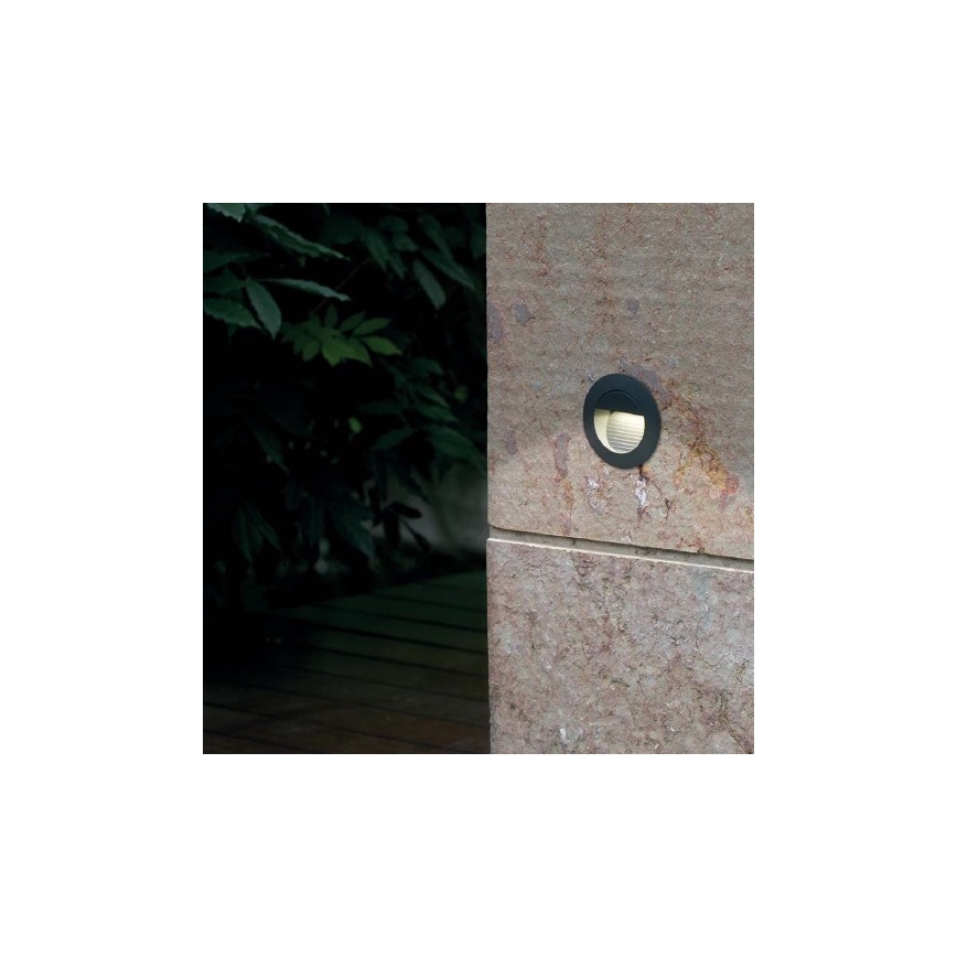 FARO 70403 - Aplique LED para exterior MINI RACING LED/1,2W/230V IP44