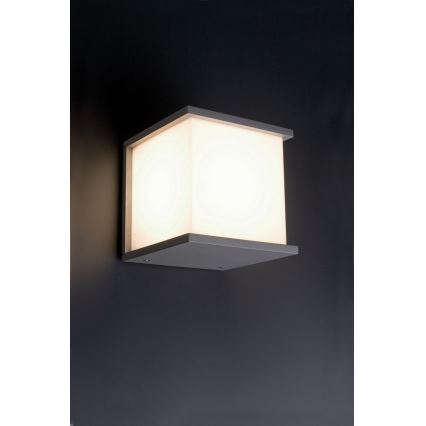 FARO 70689 - Aplique de exterior KUBICK 1xE27/60W/100-240V IP44