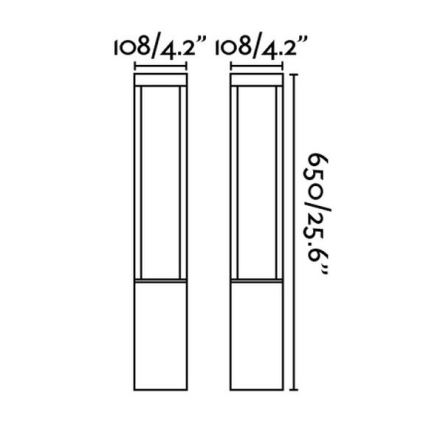 FARO 70754 - LED Lámpara exterior AGRA LED/10W/230V IP54