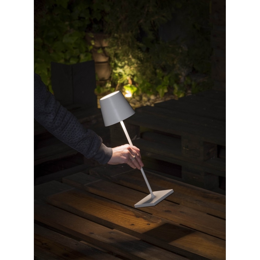 FARO 70775 - Lámpara de mesa táctil LED para exterior TOC LED/2,2W/3,7V/230V IP54