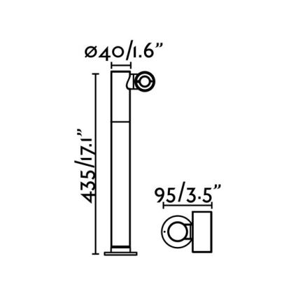 FARO 70783 - LED Lámpara exterior SPY-2 LED/6W/230V IP65