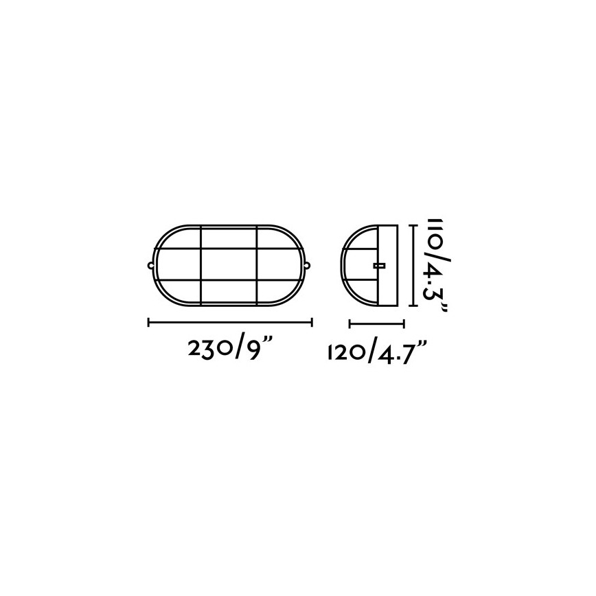 FARO 70998 - Aplique de exterior CABO 1xE27/60W/230V IP65