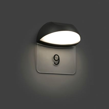 FARO 71197 - Aplique LED exterior NUM 1xLED/7W/230V IP54