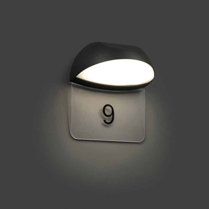 FARO 71197 - Aplique LED exterior NUM 1xLED/7W/230V IP54