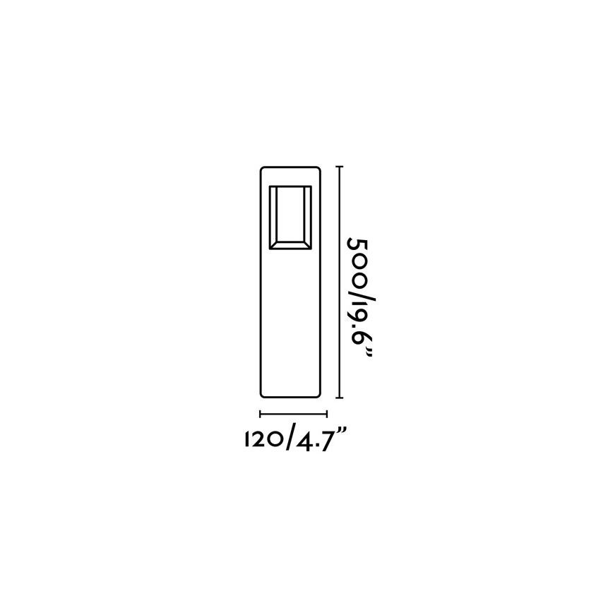 FARO 71199 - Lámpara LED de exterior NAYA LED/8W/230V IP54