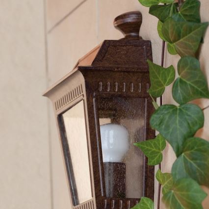 FARO 71424 - Aplique de pared para exteriores ARGOT 1xE27/100W/230V IP44