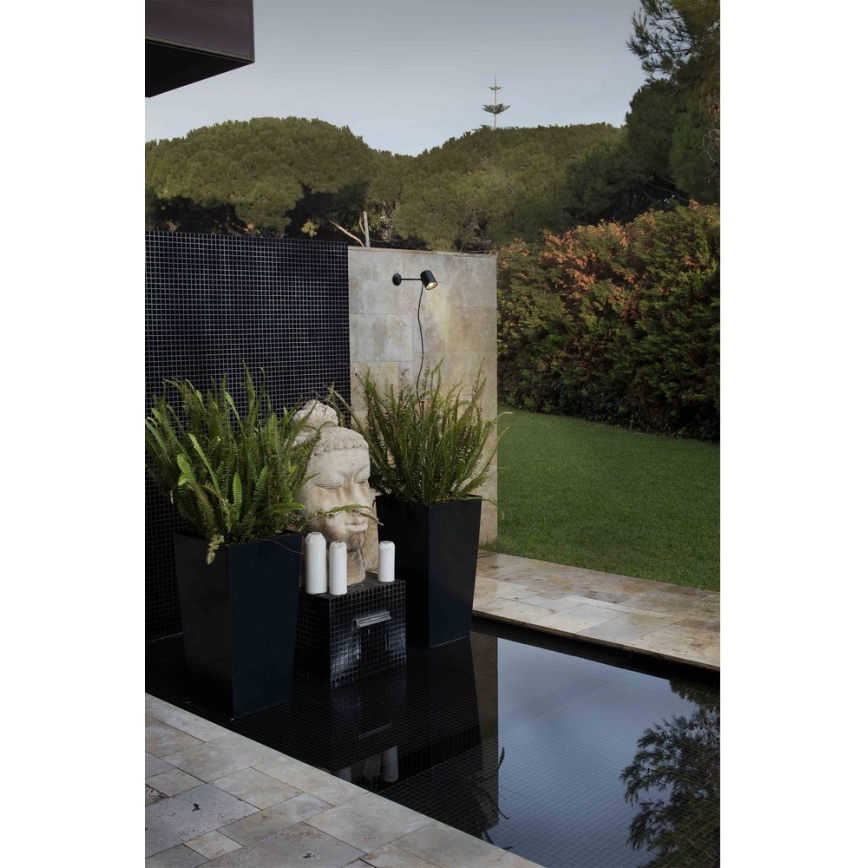 FARO 71546 - Aplique exterior FLOW 1xGU10/8W/230V IP65
