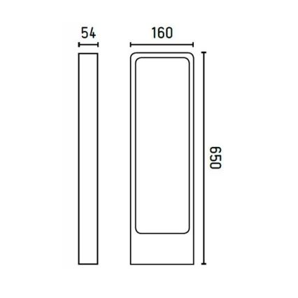 FARO 75520 - Lámpara LED de exterior DAS LED/5W/230V IP54