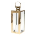 Farol decorativo dorado de 63 cm