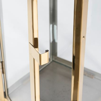 Farol decorativo TOWER 29 cm dorado