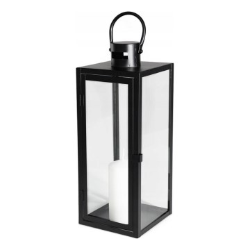 Farol decorativo TOWER 29 cm negro