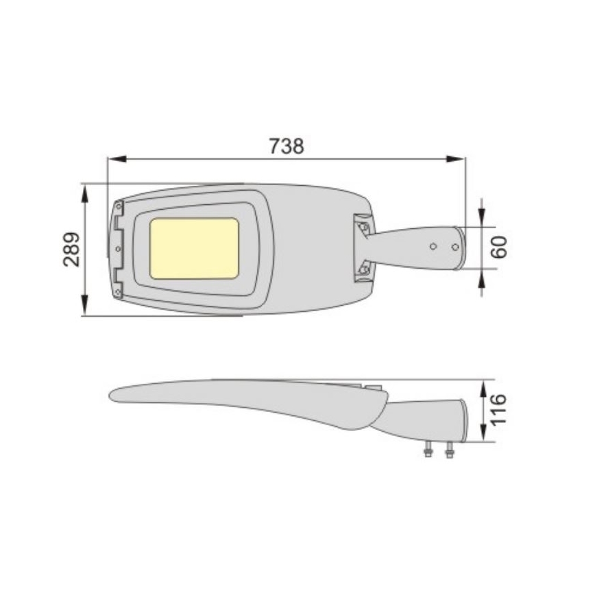 Farola LED ADQUEN PLUS LED/100W/230V IP66