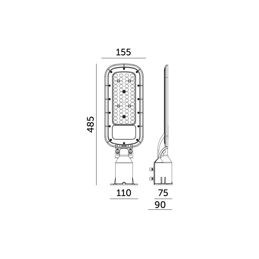 Farola LED BRELUXO LED/100W/230V 4000K IP65