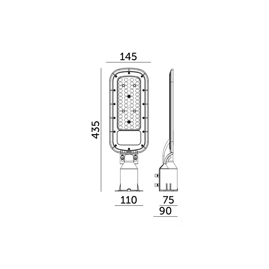 Farola LED BRELUXO LED/50W/230V 4000K IP65