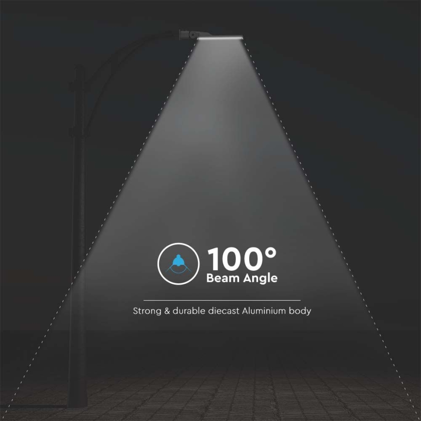 Farola LED con sensor SAMSUNG CHIP LED/30W/230V 6500K IP65