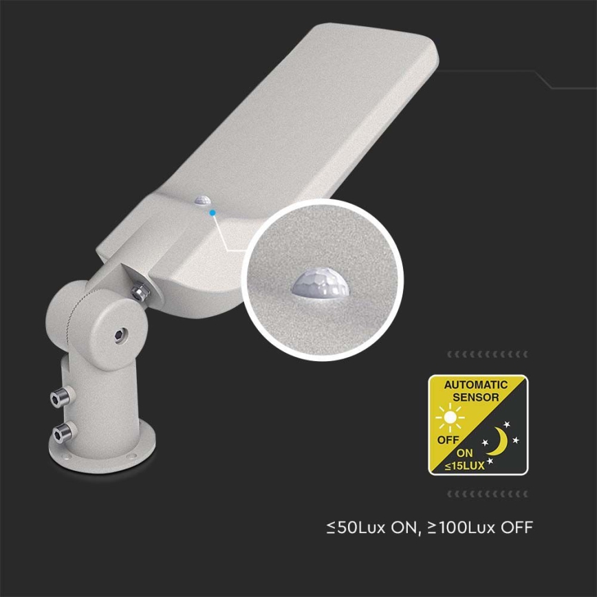 Farola LED con sensor SAMSUNG CHIP LED/30W/230V 6500K IP65