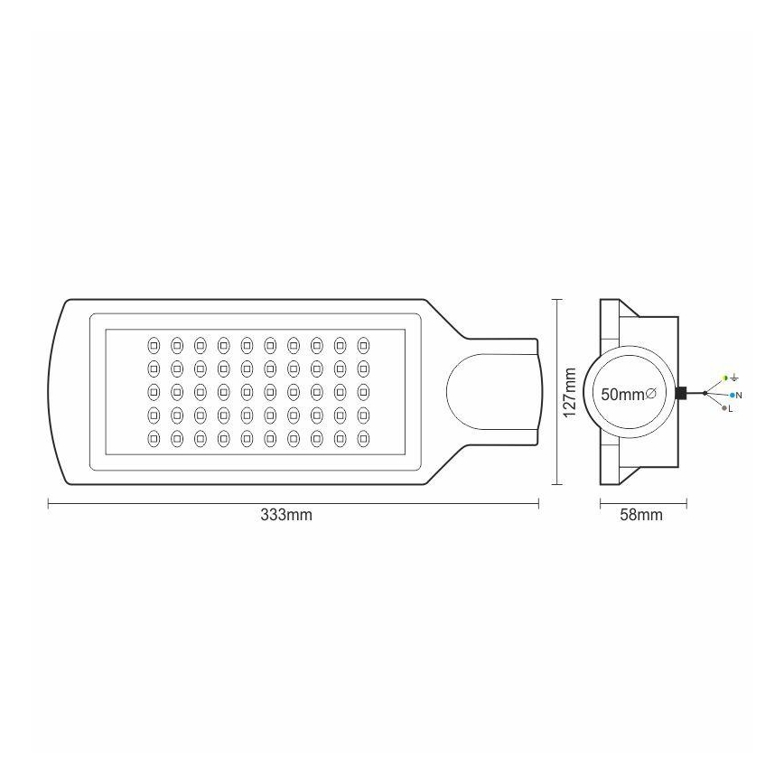 Farola LED LED/50W/170-400V 4000K IP65