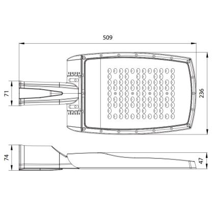 Farola LED NOVUM PLUS LED/120W/230V IP65