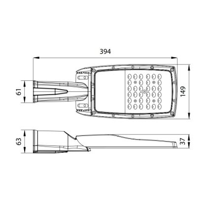 Farola LED NOVUM PLUS LED/50W/230V IP65