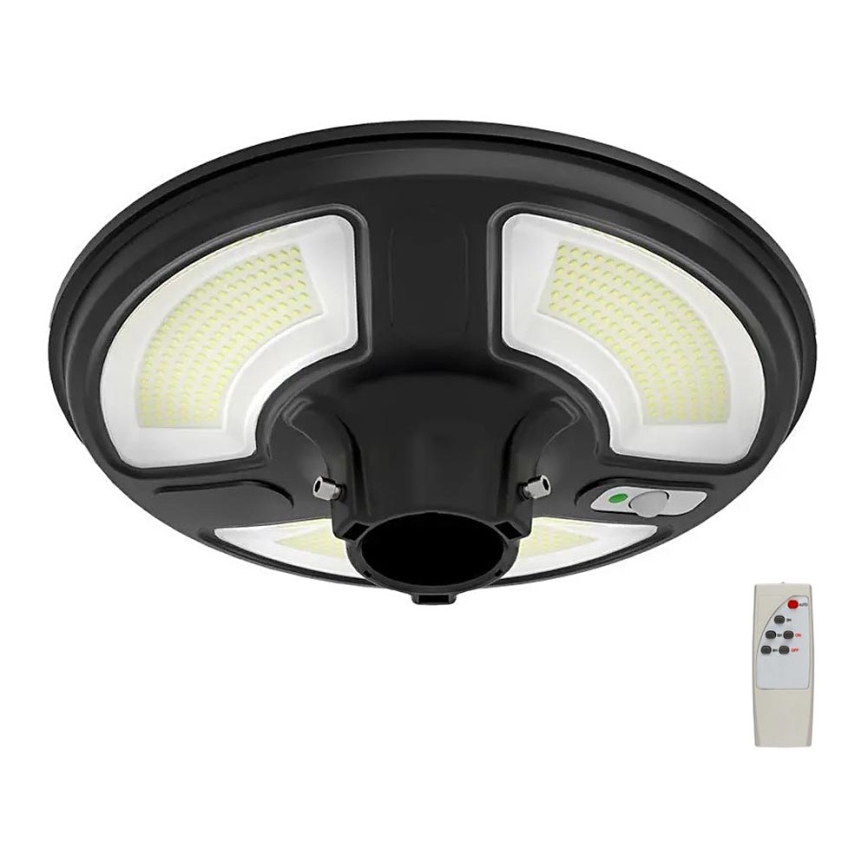 Farola solar LED con sensor LED/10W/3,2V 6500K IP65 25000 mAh + control remoto