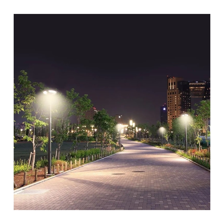 Farola solar LED con sensor LED/10W/3,2V 6500K IP65 25000 mAh + control remoto