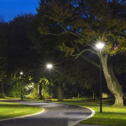 Farola solar LED con sensor LED/10W/3,2V IP65 4000K 15000 mAh + control remoto
