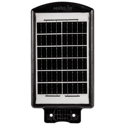 LED Farola solar regulable con sensor LED/120W/6V 11000 mAh 6500K IP65 negro + control remoto