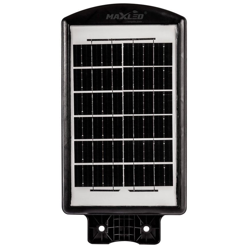 LED Farola solar regulable con sensor LED/120W/6V 11000 mAh 6500K IP65 negro + control remoto