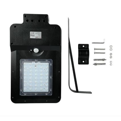 Farola solar LED con sensor LED/15W/7,4V 4000K IP65 10800 mAh