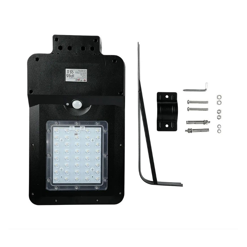 Farola solar LED con sensor LED/15W/7,4V 6000K IP65 10800 mAh