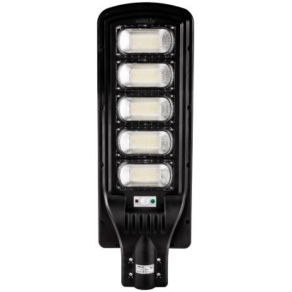 LED Farola solar regulable con sensor LED/300W/6V 16500 mAh 6500K IP65 negro + control remoto