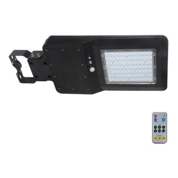 Farola solar LED con sensor LED/40W/9,6V IP65 4000K + control remoto