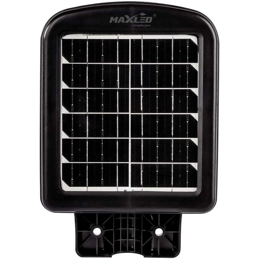 LED Farola solar regulable con sensor LED/60W/6V 5500 mAh 6500K IP65 negro + control remoto