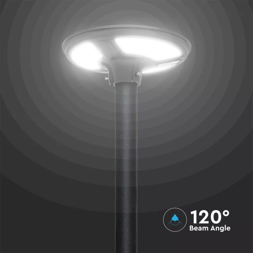 Farola solar LED con sensor LED/7,5W/3,2V IP65 4000K 15000 mAh + control remoto
