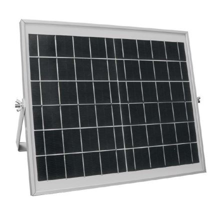 Farola solar LED regulable SAMSUNG CHIP LED/50W/6,4V 4000K IP65 30000 mAh + mando a distancia