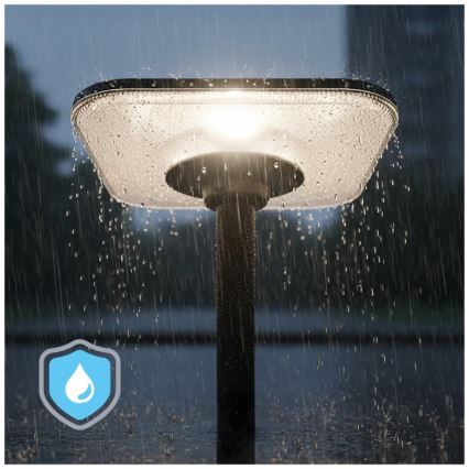 Farola solar LED con sensor SOLSUMI LED/25W/3,2V 3000/4000/6500K IP54 24000 mAh + mando a distancia