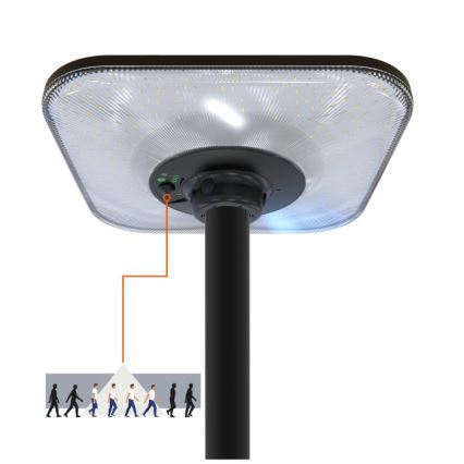 Farola solar LED con sensor SOLSUMI LED/25W/3,2V 3000/4000/6500K IP54 24000 mAh + mando a distancia