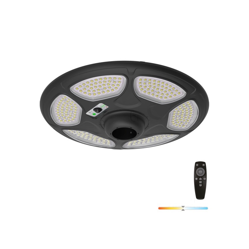Farola solar LED con sensor SOLSUMI LED/25W/3,2V IP54 25000 mAh + control remoto