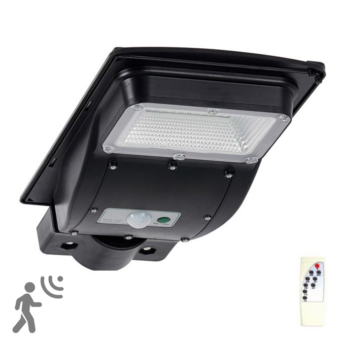 Farola solar LED con sensor STREET LED/3W/3,2V 5000 mAh IP65 + control remoto