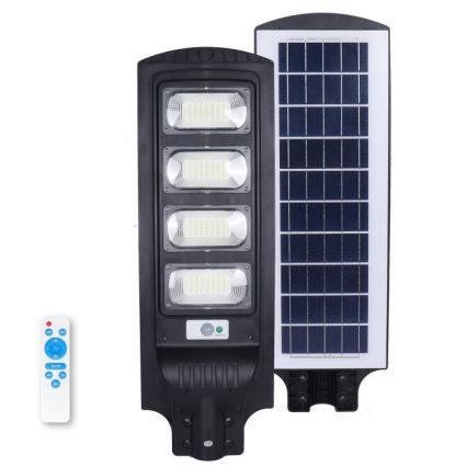 Lámpara solar de calle LED regulable con sensor URBI LED/11W/3,2V 6500K 15000 mAh IP54 + mando a distancia
