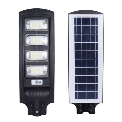 Lámpara solar de calle LED regulable con sensor URBI LED/11W/3,2V 6500K 15000 mAh IP54 + mando a distancia