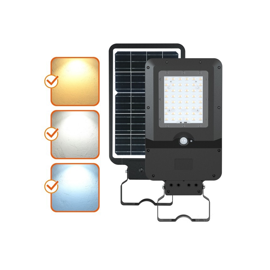 Farola solar LED con sensor STREET LED/20W/7,4V 3000/4000/6000K IP65 5400 mAh
