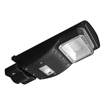 Farola solar LED regulable con sensor de movimiento y crepuscular LED/6W/3,2V 6000K IP65 5000 mAh negro + mando a distancia