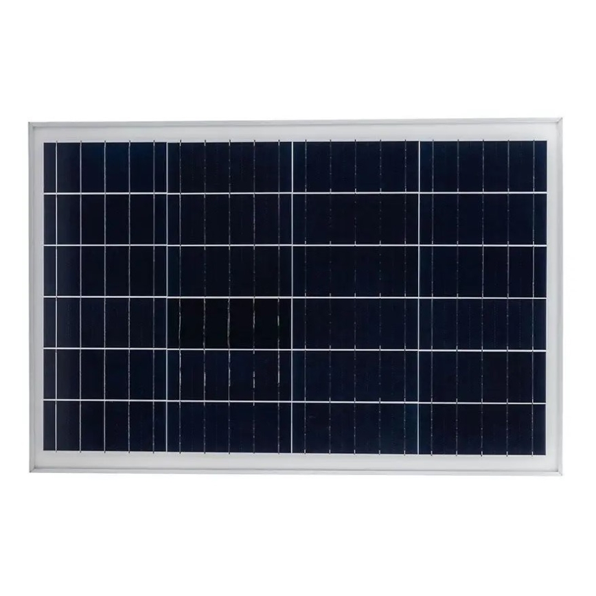 Farola solar LED regulable LED/50W/6,4V 4000K IP65 50000 mAh + mando a distancia