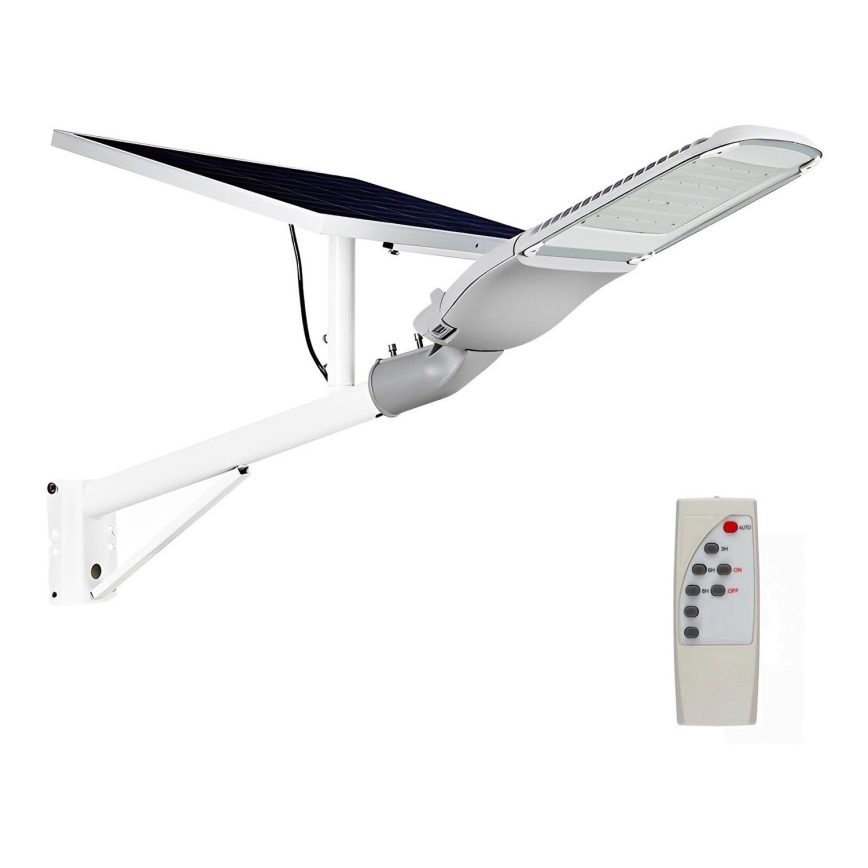 Farola solar LED regulable SAMSUNG CHIP LED/50W/6,4V 4000K IP65 30000 mAh + mando a distancia
