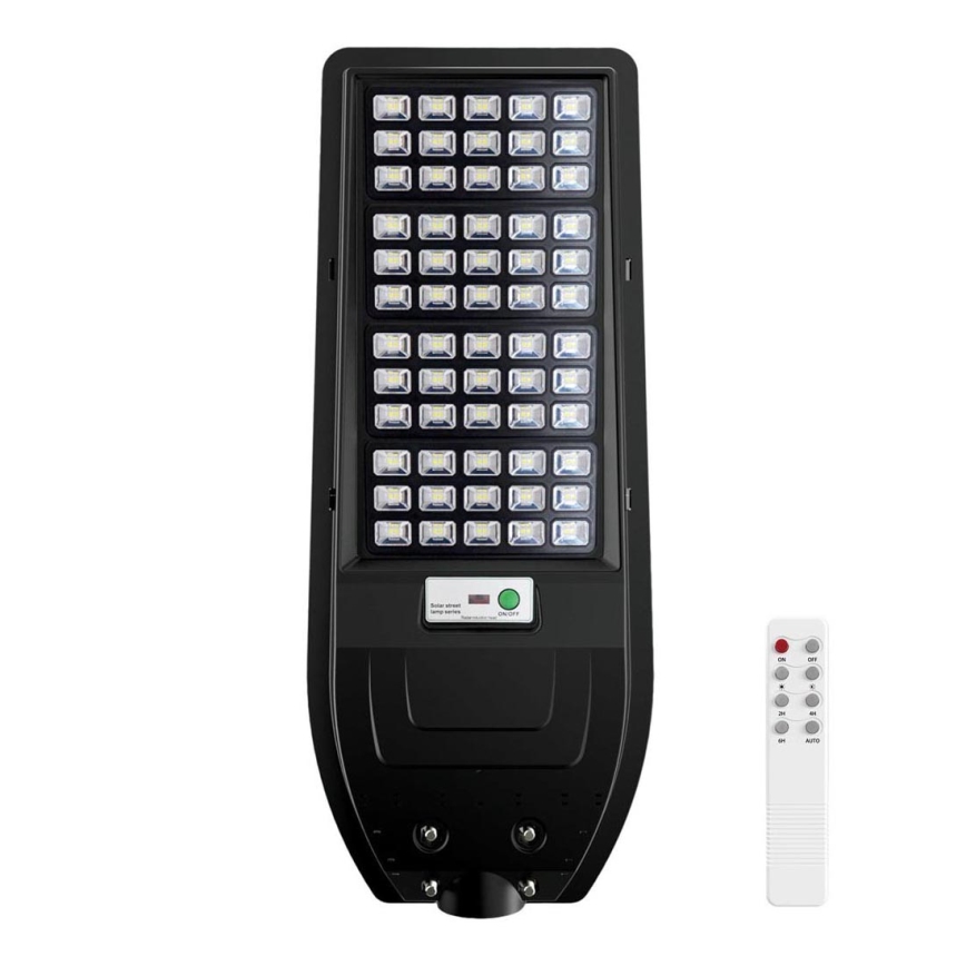 Farola solar LED VIA 150W/15000 mAh 3,2V 6000K IP65 + mando a distancia