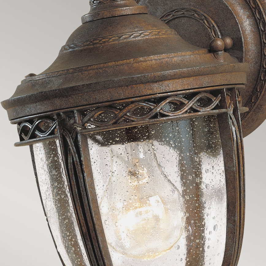 Feiss - Aplique de exterior ENGLISH BRIDLE 1xE27/60W/230V IP44