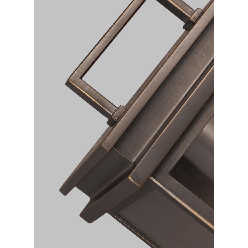 Feiss - Aplique de exterior GLENVIEW 1xE27/60W/230V IP44 antracita
