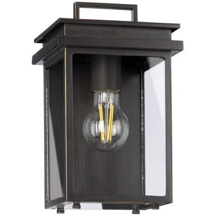 Feiss - Aplique de exterior GLENVIEW 1xE27/60W/230V IP44 antracita