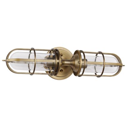 Feiss - Aplique de exterior URBAN 2xE27/60W/230V IP44 bronce